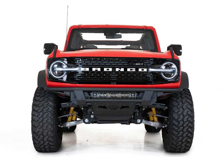 21-C BRONCO BOLT ON FRONT BUMPER W MOUNTS BLACK