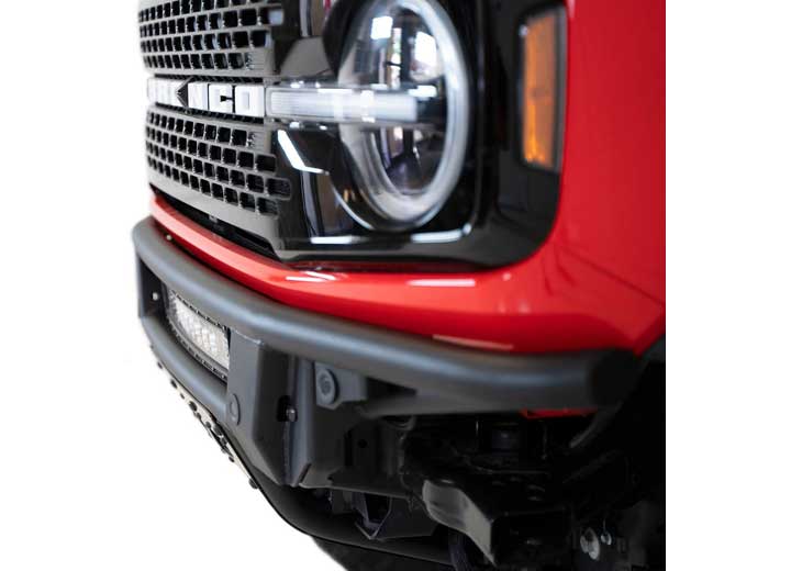 21-C BRONCO BOLT ON FRONT BUMPER W MOUNTS BLACK