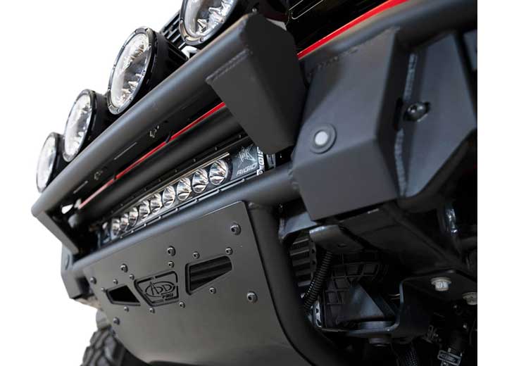 21-C BRONCO BOLT ON FRONT BUMPER W MOUNTS BLACK