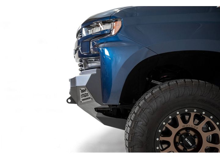 19-C SILVERADO 1500 STEALTH FIGHTER FRONT BUMPER HAMMER BLACK