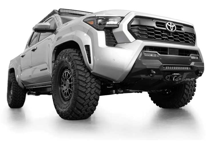 24-C TACOMA STEALTH CENTER MOUNT WINCH FRONT BUMPER BLACK