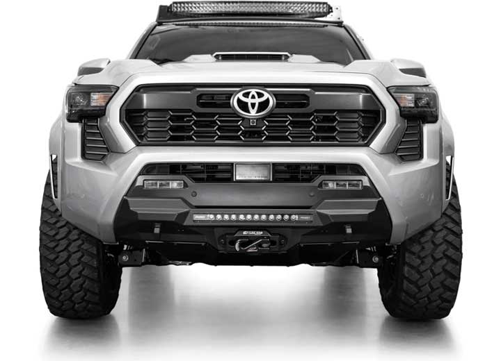 24-C TACOMA STEALTH CENTER MOUNT WINCH FRONT BUMPER BLACK