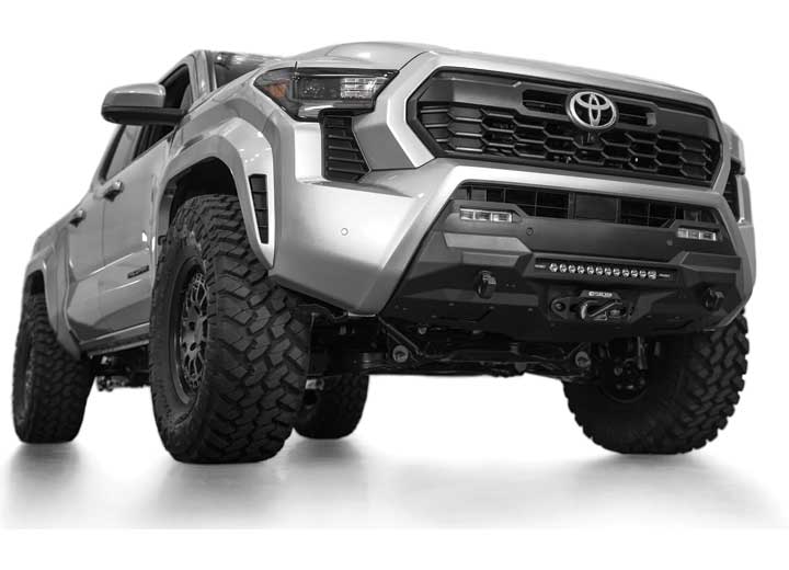 24-C TACOMA STEALTH CENTER MOUNT WINCH FRONT BUMPER BLACK