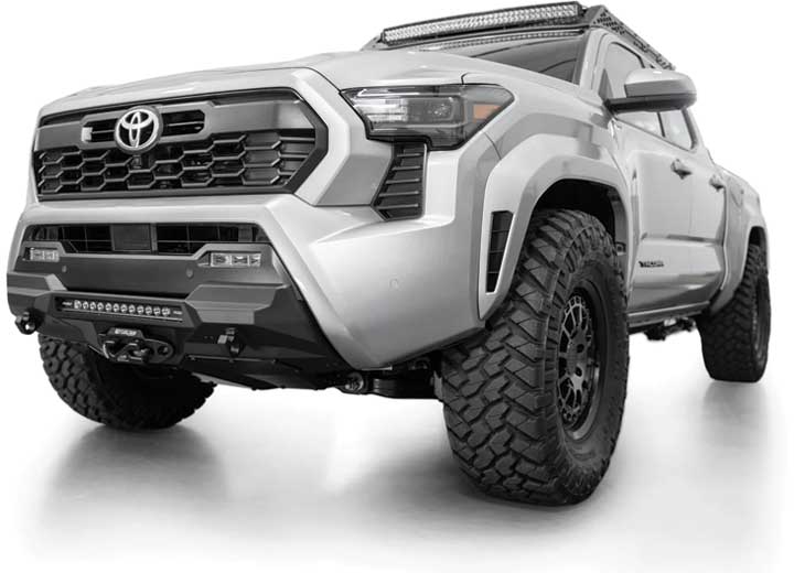 24-C TACOMA STEALTH CENTER MOUNT WINCH FRONT BUMPER BLACK