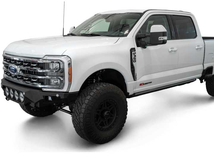 23-C F250/F350 BOMBER FRONT BUMPER W/ RECESSED MOUNTS FOR 3 BAJA LP6 LIGHTS