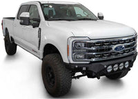 23-C F250/F350 BOMBER FRONT BUMPER W/ RECESSED MOUNTS FOR 3 BAJA LP6 LIGHTS