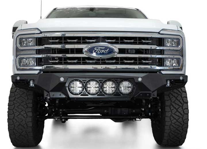 23-C F250/F350 BOMBER FRONT BUMPER W/ RECESSED MOUNTS FOR 3 BAJA LP6 LIGHTS