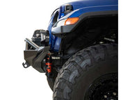 18-C WRANGLER STEALTH FIGHTER FRONT BUMPER W/D RING & WINCH MOUNT UNIVERSAL 20IN MOUNTS BLACK