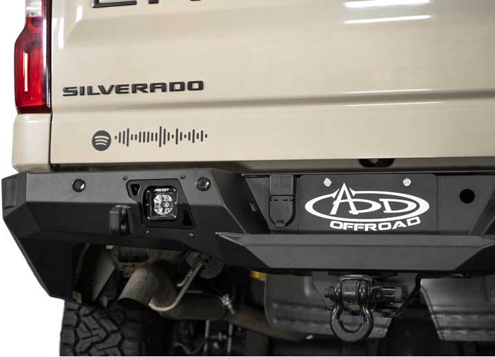 22-C SILVERADO/SIERRA 1500 STEALTH FIGHTER REAR BUMPER Addictive Desert