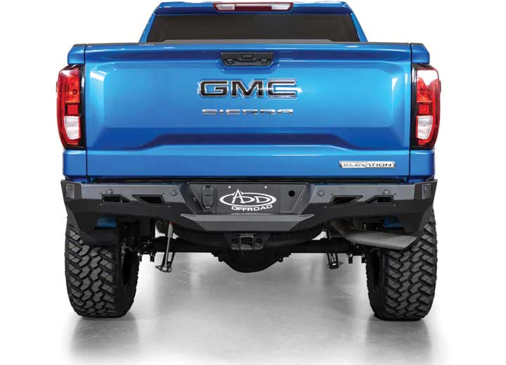 22-C SILVERADO/SIERRA 1500 BLACK LABEL REAR BUMPER(NOT COMPATIBLE WITH SUPERCRUISE)