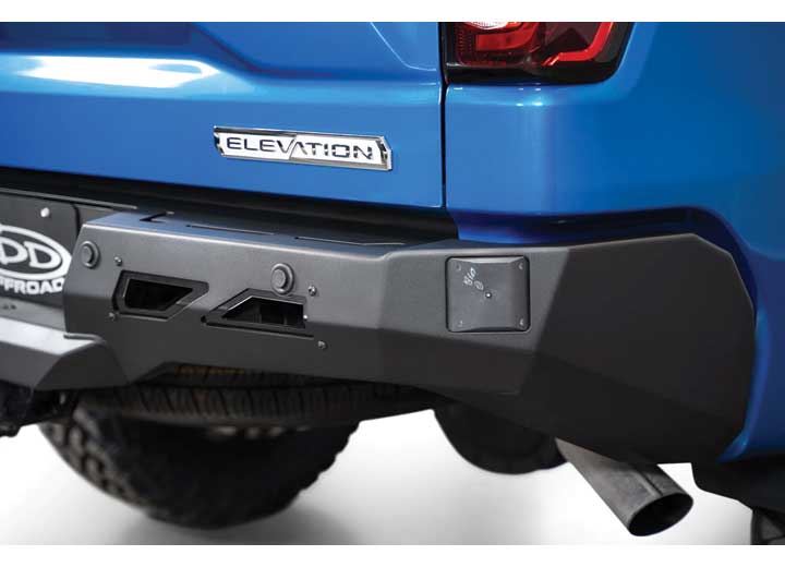 22-C SILVERADO/SIERRA 1500 BLACK LABEL REAR BUMPER(NOT COMPATIBLE WITH SUPERCRUISE)