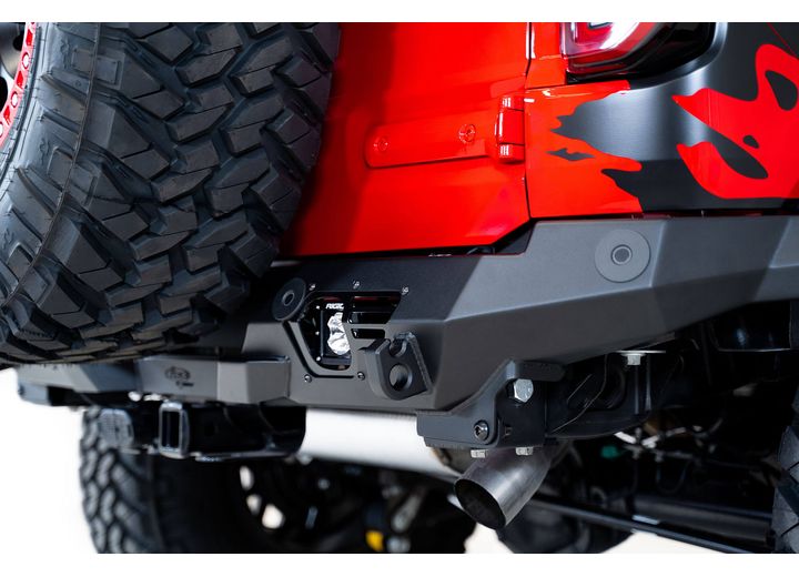 21-C FORD BRONCO BOMBER REAR BUMPER BLACK POWDERCOAT FINISH