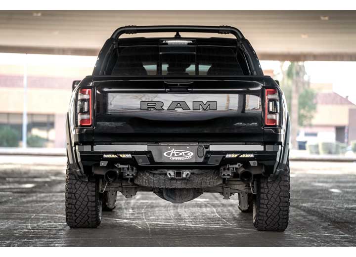 21-C RAM 1500 TRX PHANTOM REAR BUMPER BLACK