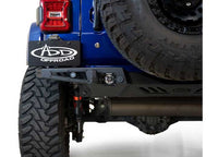 18-C WRANGLER STEALTH FIGHTER REAR BUMPER W/D RING MOUNTS & MOUNTS FOR 2 CUBE LIGHTS BLACK