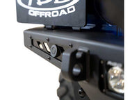 18-C WRANGLER STEALTH FIGHTER REAR BUMPER W/D RING MOUNTS & MOUNTS FOR 2 CUBE LIGHTS BLACK