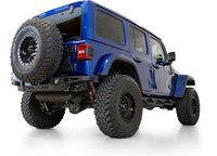 18-C WRANGLER STEALTH FIGHTER REAR BUMPER W/D RING MOUNTS & MOUNTS FOR 2 CUBE LIGHTS BLACK