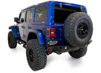 18-C WRANGLER STEALTH FIGHTER REAR BUMPER W/D RING MOUNTS & MOUNTS FOR 2 CUBE LIGHTS BLACK