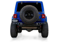 18-C WRANGLER STEALTH FIGHTER REAR BUMPER W/D RING MOUNTS & MOUNTS FOR 2 CUBE LIGHTS BLACK