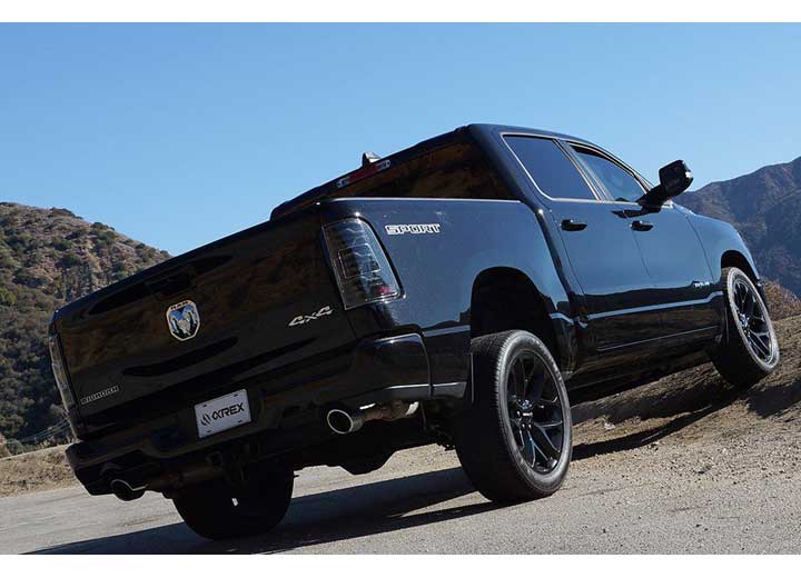 AlphaRex LUXX-Series LED Tail Lights for 2019-2024 Ram 1500 - Black Housing with Sequential Turn Signals - Easy Plug & Play Upgrade