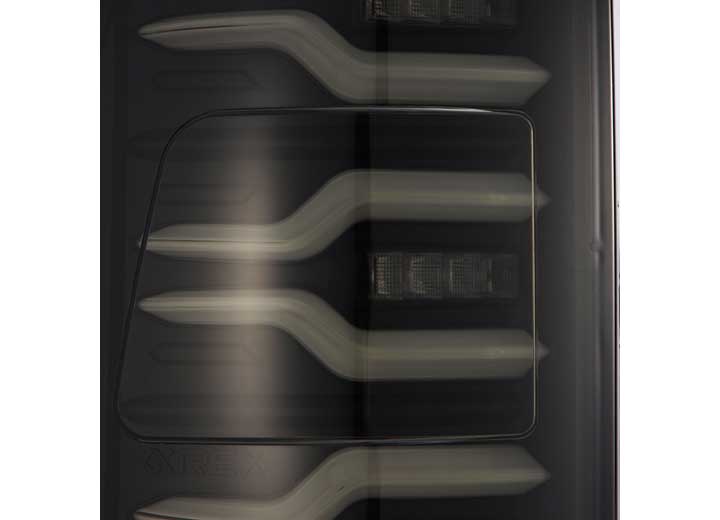 AlphaRex LUXX-Series LED Tail Lights for 2019-2024 Ram 1500 - Black Housing with Sequential Turn Signals - Easy Plug & Play Upgrade