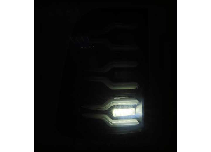 AlphaRex LUXX-Series LED Tail Lights for 2019-2024 Ram 1500 - Black Housing with Sequential Turn Signals - Easy Plug & Play Upgrade