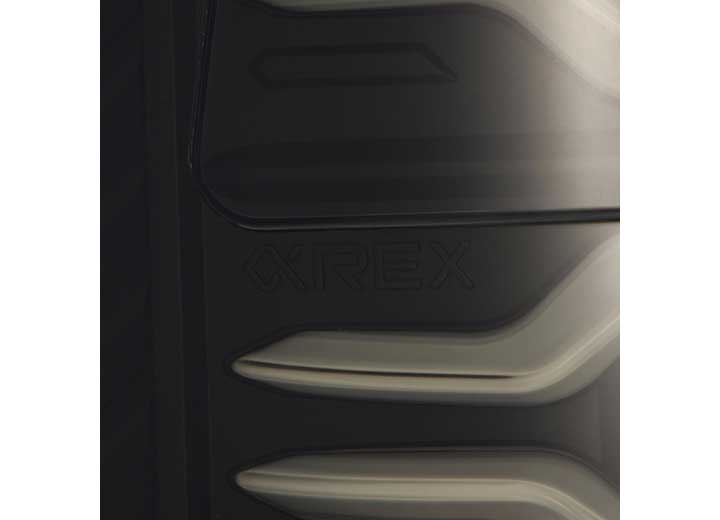 AlphaRex LUXX-Series LED Tail Lights for 2019-2024 Ram 1500 - Black Housing with Sequential Turn Signals - Easy Plug & Play Upgrade