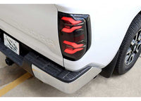 AlphaRex LUXX-Series Black LED Tail Lights for 2014-2021 Toyota Tundra - Sequential Turn Signal Design - DOT/SAE Approved
