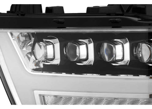 AlphaRex USA 19-24 Ram 1500 NOVA-Series LED Projector Headlights Chrome – Enhanced Visibility & Polished Style