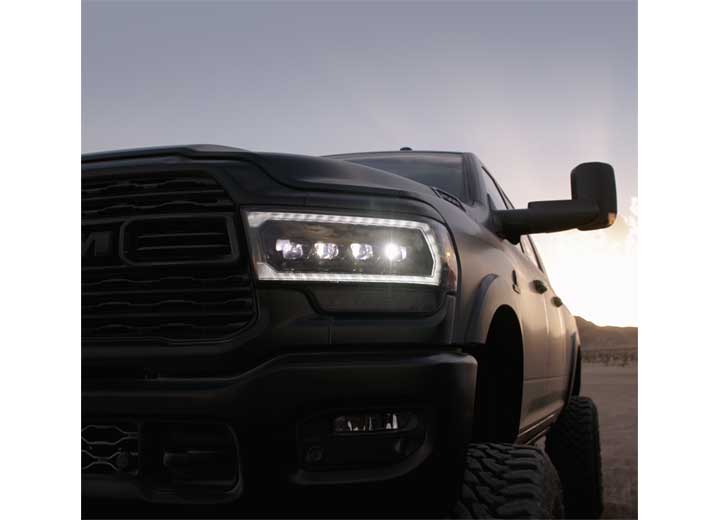 AlphaRex NOVA-Series 19-22 Dodge Ram 2500/3500/4500 LED Headlight - Alpha Black