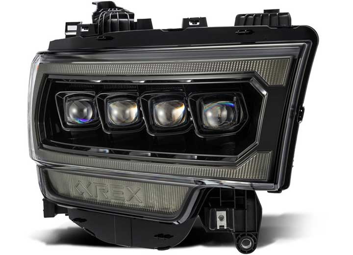 AlphaRex NOVA-Series 19-22 Dodge Ram 2500/3500/4500 LED Headlight - Alpha Black