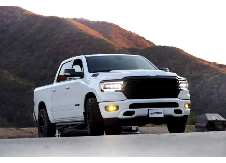 19-23 RAM 1500 NOVA SERIES ALPHA BLACK LED PROJECTOR HEADLIGHTS (MK II 2500 STYLE)