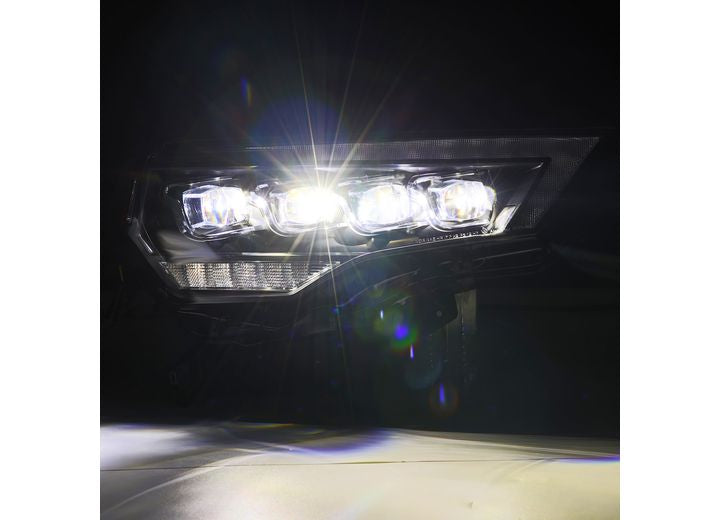 AlphaRex USA 14-23 Toyota 4Runner MK II NOVA-Series LED Projector Headlights Black - Enhanced Visibility & Aggressive Styling