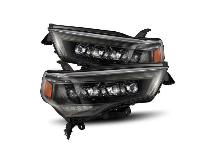 AlphaRex USA 14-23 Toyota 4Runner MK II NOVA-Series LED Projector Headlights Alpha-Black - Aggressive Design & Superior Visibility