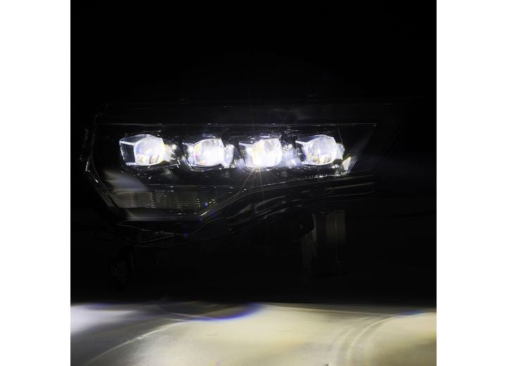 AlphaRex USA 14-23 Toyota 4Runner MK II NOVA-Series LED Projector Headlights Alpha-Black - Aggressive Design & Superior Visibility