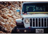 AlphaRex USA 18-24 Jeep Wrangler JL/Gladiator JT NOVA-Series LED Projector Headlights Alpha-Black - Superior Off-Road Performance & Durability