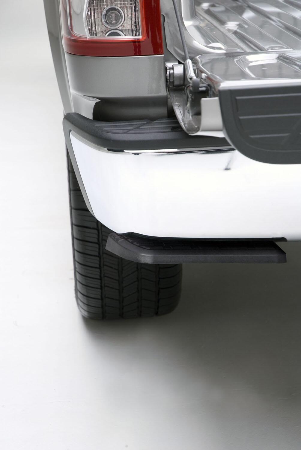 AMP Research 75300-01A Bedstep Flip Down Bumper Step 07-13 Silverado/Sierra - view 3