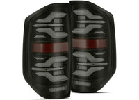 AlphaRex LUXX-Series Black LED Tail Lights for 2014-2021 Toyota Tundra - Sequential Turn Signal Design - DOT/SAE Approved