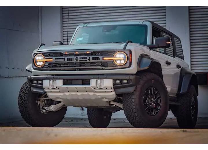 AlphaRex NOVA-Series Alpha-Black LED Projector Headlights for 2021-2023 Ford Bronco & Raptor