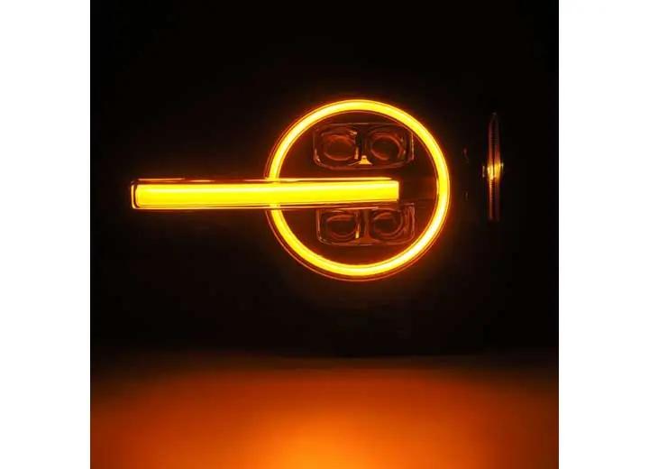 AlphaRex NOVA-Series Alpha-Black LED Projector Headlights for 2021-2023 Ford Bronco & Raptor