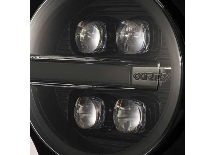 AlphaRex NOVA-Series Alpha-Black LED Projector Headlights for 2021-2023 Ford Bronco & Raptor