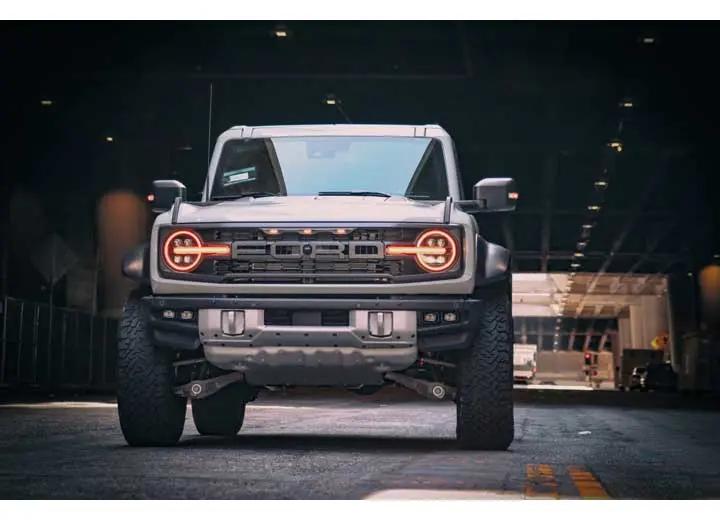 AlphaRex NOVA-Series Alpha-Black LED Projector Headlights for 2021-2023 Ford Bronco & Raptor
