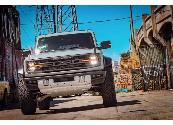 AlphaRex NOVA-Series Alpha-Black LED Projector Headlights for 2021-2023 Ford Bronco & Raptor