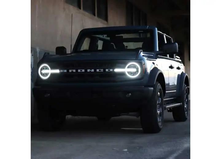 AlphaRex NOVA-Series Alpha-Black LED Projector Headlights for 2021-2023 Ford Bronco & Raptor
