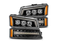 AlphaRex NOVA-Series Black LED Projector Headlights for 2003-2006 Chevrolet Silverado & 2002-2006 Avalanche