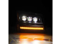 AlphaRex NOVA-Series Black LED Projector Headlights for 2003-2006 Chevrolet Silverado & 2002-2006 Avalanche