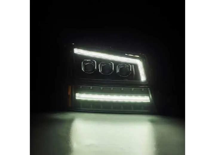 AlphaRex NOVA-Series Black LED Projector Headlights for 2003-2006 Chevrolet Silverado & 2002-2006 Avalanche