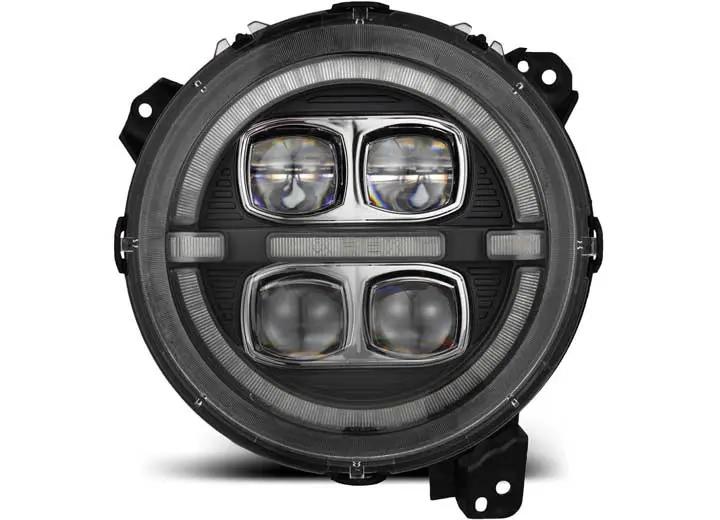 AlphaRex NOVA-Series Black LED Projector Headlights for 2018-2023 Jeep Wrangler JL & Gladiator JT