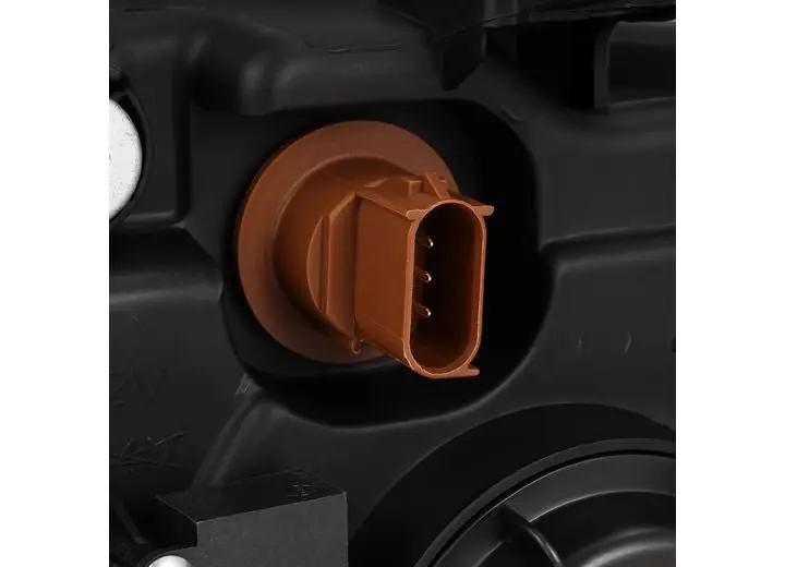 AlphaRex NOVA-Series LED Projector Headlights for 04-08 Ford F150 & 06-08 Lincoln Mark LT - Alpha-Black with Sequential Turn Signals & DRL