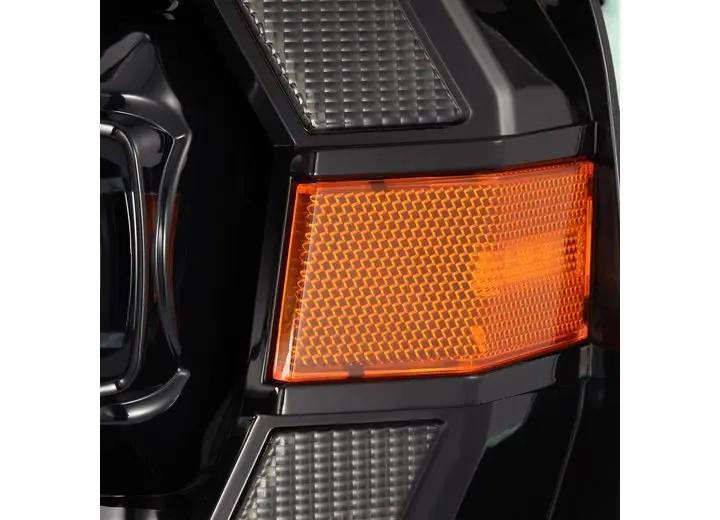AlphaRex NOVA-Series LED Projector Headlights for 04-08 Ford F150 & 06-08 Lincoln Mark LT - Alpha-Black with Sequential Turn Signals & DRL