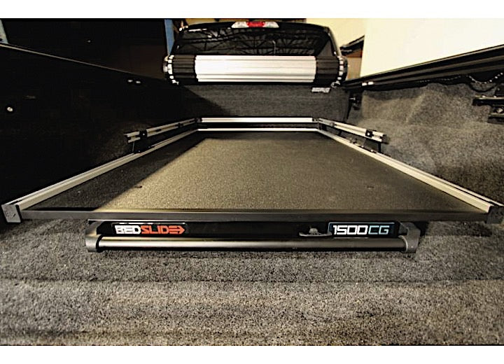 BEDSLIDE 1500 Contractor 68 x 48 Inches - Heavy-Duty Truck Bed Sliding System Bedslide